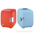 6L renkli ofis ev yurt mini buzdolabı buzdolabı